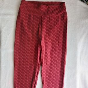 **run Small*** Waffle Stretch Leggings 1XL/2XL